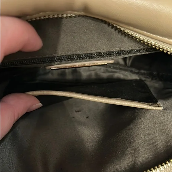 Lionel Caramel Studded Fringe Faux Leather Purse Bag Crossbody Boho - Picture 8 of 9